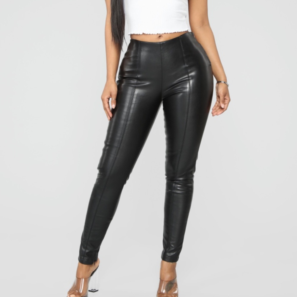 Fashion Nova Leather Pants/Leggings